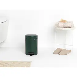 سطل زباله نیو آیکن پدالی 3 لیتر یشمی برابانتیا