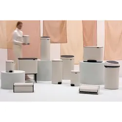 سطل زباله تاچ بین نیو 30 لیتر بژ برابانتیا