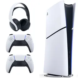 پلی استیشن 5 اسلیم نسخه دیجیتالی + دسته اضافه + هدست Pulse 3D (سفارش ژاپن)