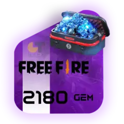2180 جم فری فایر