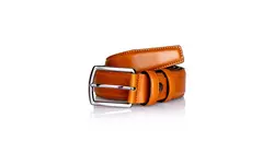 کمربند مردانه ۳.۵ سانت دولاچرم پشت نبوک طبیعی – کد 3500D