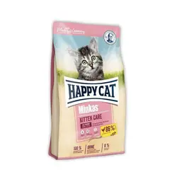 غذای خشک بچه گربه «هپی کت» مدل مینکاس کیتن Minkas Kitten (یک کیلوگرم)