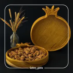 ظرف انار چوبی قطر 21 (کد 02)