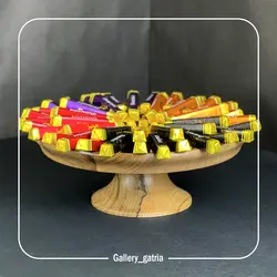 شیرینی خوری پایه دار قطر 25