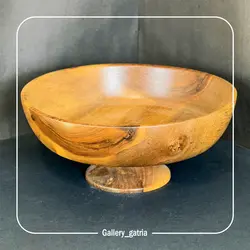 میوه خوری پایه دار چوبی سایز 1 (قطر 29)