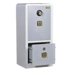 گاوصندوق 1000D دو طبقه (طبقه پایین بصورت فایل کشویی)