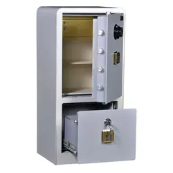 گاوصندوق 1000D دو طبقه (طبقه پایین بصورت فایل کشویی)