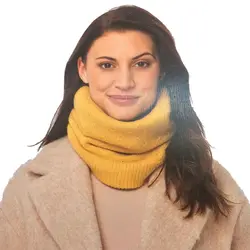 شال گردن بافتنی رینگی طرح دار - کد G181