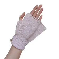 دستکش بافتنی زمستانی دخترانه کد G169