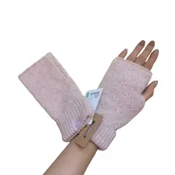 دستکش بافتنی زمستانی دخترانه کد G169