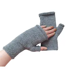 دستکش بافتنی ساده و شیک دخترانه - کد G147
