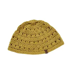 کلاه لئونی بافتنی توری پاییزه - کد G135
