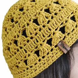 کلاه لئونی بافتنی توری پاییزه - کد G135