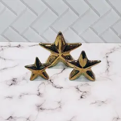 دکوری اکسسوری ستاره پلیسی کوچک – طلایی