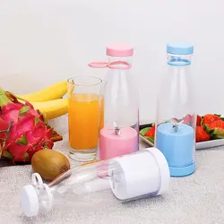 میکسر، مخلوط کن و همزن شارژی بطری شیکر مینی جویس Mini Juice حجم 420 میل – سفید