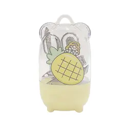 پک طلقی ست مانیکور 6 تکه درجه یک مدل ایستاده طرح عروسکی و میوه – زرد آناناس