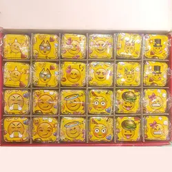 جعبه قوطی جیبی فلزی کلکسیونی فانتزی مدل شکلک ایموجی 4در4در7 سانتی – طرح متعجب