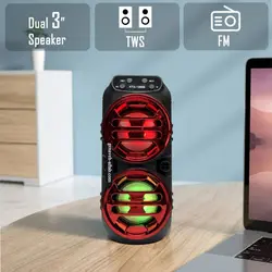 اسپیکر بلوتوثی قابل حمل KTX مدل 1588B