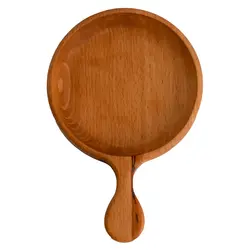 اردو خوری راکتی ( پیش دستی ) چوبی گردوچ مدل گرد