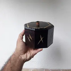 شکلات خوری چوبی مدل قندان طرح تیکا