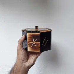 شکلات خوری چوبی مدل قندان طرح تیکا
