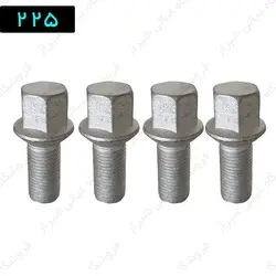 پیچ چرخ برلیانس و بنز سایز 1.5-14 داکرومات 2 سانت رزوه