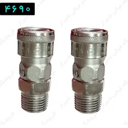 کوپلینگ باد مادگی ژاپن رزوه رو ساده سایز 1/2 40SM