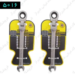 آچار یکسر تخت یکسر جغجغه سایز 8 مارک hunter
