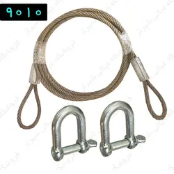 سیم بکسل 8 فولادی دو طرف پرس  دو طرف شیگل 12