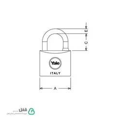 قفل آویز Series 110 یال – Yale