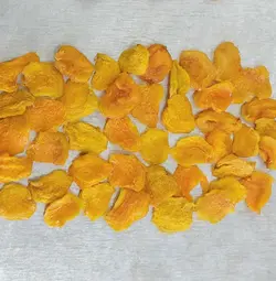 برگه زردآلو بدون پوست خشک