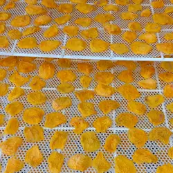 برگه زردآلو بدون پوست خشک