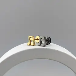 پیرسینگ گوش نت موسیقی چنگ دوتایی