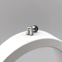 پیرسینگ گوش نت موسیقی چنگ دوتایی