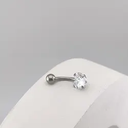 پیرسینگ ناف نگین قلب ساده | اکسسوری گلامور