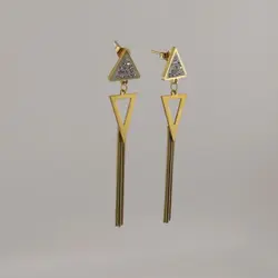 گوشواره مثلثی آویزدار | اکسسوری گلامور