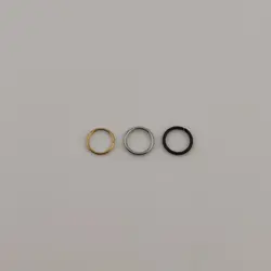 پیرسینگ بینی استیل سه رنگ | اکسسوری گلامور