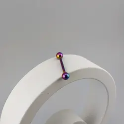 پیرسینگ زبان طلایی ساده | اکسسوری گلامور