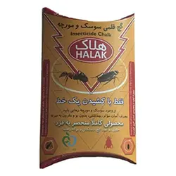 گچ قلمی سوسک و مورچه هلاک بسته 100 گرمی