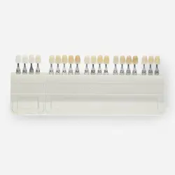 نمونه رنگ دندان ایوکلار  / Ivoclar A-D + Bleach Shade Guide