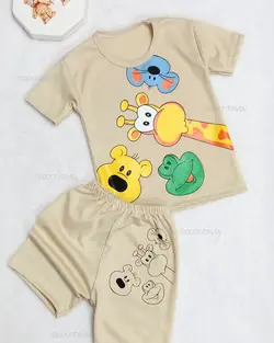 تیشرت شلوارک زرافه