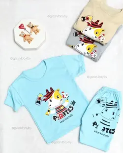 تیشرت شلوارک دختر و پسر