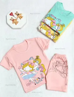 تیشرت شلوارک دختر و پسر