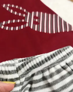 بلوز شلوار خرگوش زرشکی