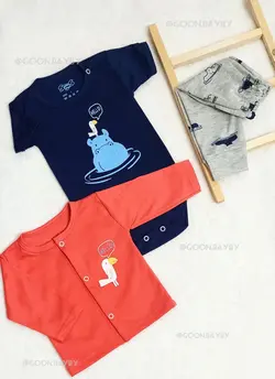 سه تیکه اسب ابی