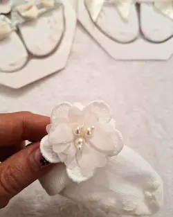 ست هد بندوجوراب گل گلی