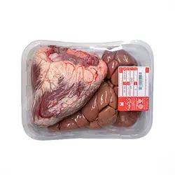 جگر و دل و قلوه گوساله 1 کیلوگرمCalf liver 1 kg