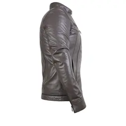 کاپشن چرم مردانه کد gcm-1010