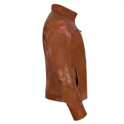 کاپشن چرم مردانه کد gcm-1008