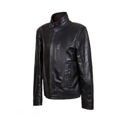 کاپشن چرم طبیعی مردانه کد 1007